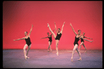 New York City Ballet production of "The Four Temperaments" (filming in Nashville, Tennessee for Dance in America) with Heather Watts, Colleen Neary and Merrill Ashley, choreography by George Balanchine (Nashville)