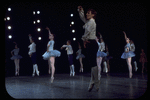 New York City Ballet production of "The Goldberg Variations" with Johnna Kirkland at center, choreography by Jerome Robbins (New York)