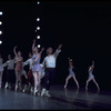 New York City Ballet production of "The Goldberg Variations" with Karin von Aroldingen and Peter Martins foreground, choreography by Jerome Robbins (New York)