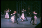 Patricia McBride with Frank Ohman, Jillana with Conrad Ludlow, Mimi Paul with Nicholas Magallanes, and Suzanne Farrell with Kent Stowell in the New York City Ballet's production of Balanchine's "Liebeslieder Walzer"