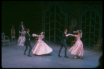 Patricia McBride, Frank Ohman, Mimi Paul, and Nicholas Magallanes in the New York City Ballet's production of Balanchine's "Liebeslieder Walzer"