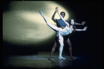 New York City Ballet production of "Metastaseis and Pithoprakta" with Suzanne Farrell and Arthur Mitchell, choreography by George Balanchine (New York)