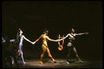 New York City Ballet production of "Orpheus" with Kay Mazzo, Mikhail Baryshnikov and Francisco Moncion, choreography by George Balanchine (New York)