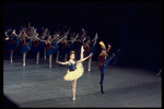 New York City Ballet production of "Stars and Stripes" with Merrill Ashley and Peter Schaufuss, choreography by George Balanchine (New York)
