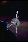 New York City Ballet production of "Theme and variations" with Gelsey Kirkland and Helgi Tomasson, choreography by George Balanchine (New York)