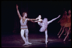 New York City Ballet production of "Theme and variations" with Gelsey Kirkland and Peter Martins, choreography by George Balanchine (New York)