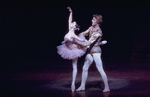 New York City Ballet production of "Theme and variations" with Gelsey Kirkland and Peter Martins, choreography by George Balanchine (New York)