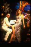 Actor/musicians Michael Garin and Donna Murphy performing musical number in musical "Song of Singapore"