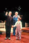 (R-L) actors Matthew Porac, George C. Scott and Nathan Lane in scene from play "On Borrowed Time"