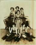 Hula dancers in the Edison follies