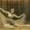 Dancer in belly dancer's costume