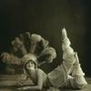 Daisy Morgan posed in a harem costume