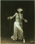 Dancers in hula costumes.