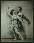 assos Kanellos and unidentified female dancer/ photograph by Nickolas Muray.