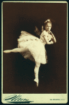 Ballet dancer in costume with wings