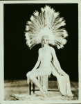Dancer in beaded costume
