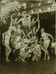 Nightclub dancers at the Everglade Club
