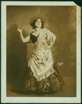 Farinelli La Sevilla in Spanish costume