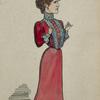 Caricature of Ellen Terry