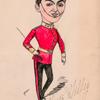 Caricature of Vesta Tilley