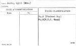 Aalto, Lyyli (Mrs.)