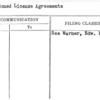 Abandoned License Agreements