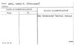 Abel, Lewis H. (Principal)