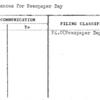 Acceptances for Newspaper Day