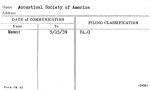 Acoustical Society of America