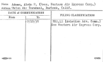 Adams, Alvin P. (Pres. Western Air Express Corp.)
