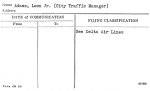 Adams, Leon Jr. (City Traffic Manager)