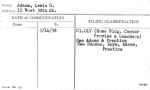 Adams, Lewis G.