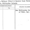 Adams, Wallace (Chief & Insular Game Warden)