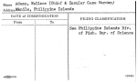 Adams, Wallace (Chief & Insular Game Warden)