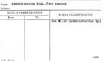 Administration Bldg.-Fire Control