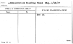 Administration Building Plans Mtg.-1/18/37