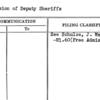 Admission of Deputy Sheriffs