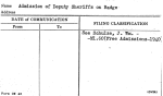 Admission of Deputy Sheriffs on Badge