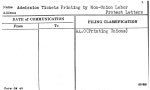 Admission Tickets Printing by Non-Union Labor Protest Letters