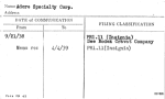 Adore Specialty Corp.