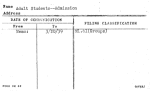 Adult Students--Admission