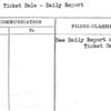 Advance Ticket Sale - Daily Report