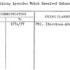 Advertising Agencies Which Received DeLuxe Prospectus