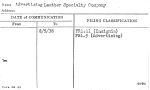 Advertising Leather Specialty Company
