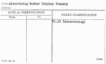 Advertising Rubber Display Company