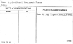 Agricultural Equipment Forms