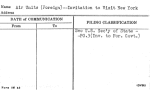 Air Units (Foreign)--Invitation to Visit New York