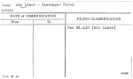 Air Lines - Passenger Fares