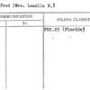 Albee, Fred (Mrs. Louella B.)