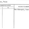 Albright, Frank